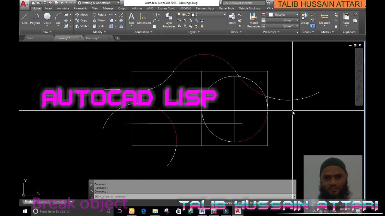 how to use lisp in autocad